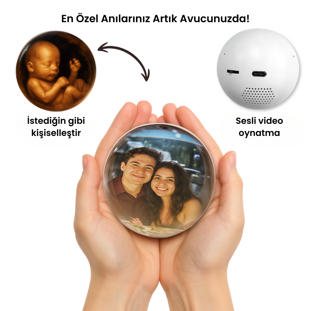 Loveesy™ Anı Küresi – Anılarınızı Küre İçinde Yaşatan Sihirli Hediye