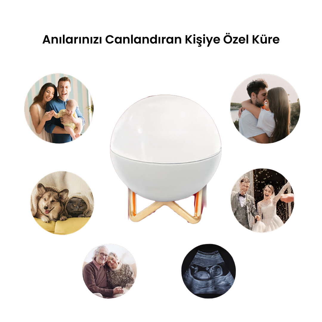 Loveesy™ Anı Küresi – Anılarınızı Küre İçinde Yaşatan Sihirli Hediye